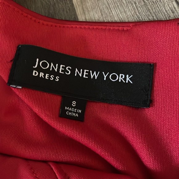 Red Jones  New York bandage dress 8 - Picture 3 of 7